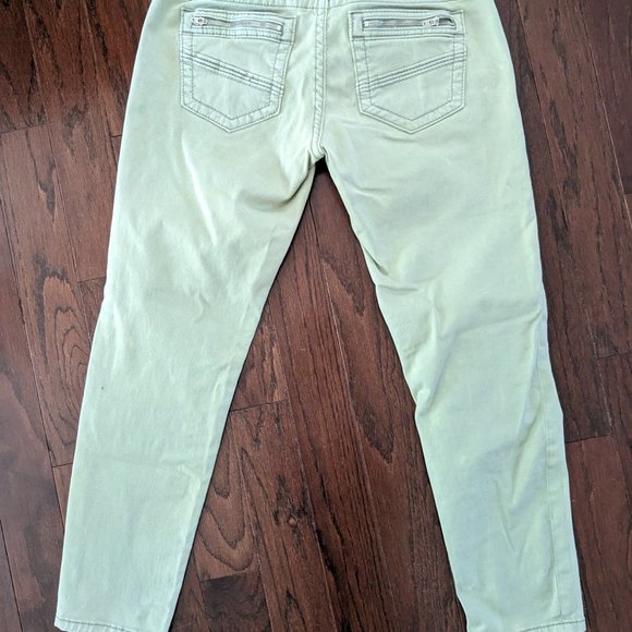 Select Signature Ankle Skinny Stretch Jean - Beautiful Sage Green - Picture 3 of 6